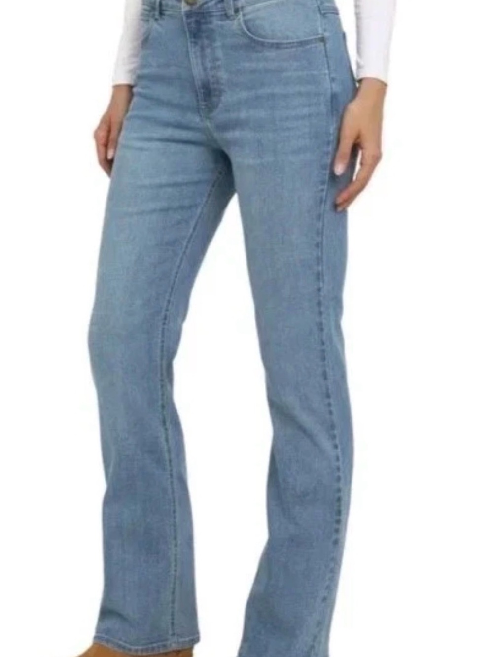 Wrangler Women's High-Rise Bootcut Jean blue